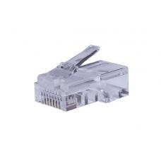 Коннекторы 8P8C U/UTP Cat.5e 50U (RJ-45) 2pb (100 шт) (10-0241). Коннектор. SUPRLAN