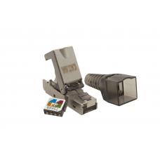 Коннектор 8P8C STP 6A (RJ-45) безынструментальный (10-0240). Разъем RJ-45. SUPRLAN