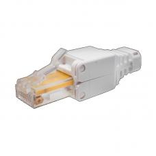 Коннектор 8P8C U/UTP Cat.5e (RJ-45) (10-0218-1). Коннектор. SUPRLAN
