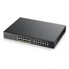 GS1900-24EP-EU0101F. Коммутатор Smart L2 PoE+ rack 19. ZYXEL