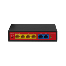 PND-04P-2M Lite (48W). Коммутатор неуправляемый 6-портовый с функцией PoE. Polyvision