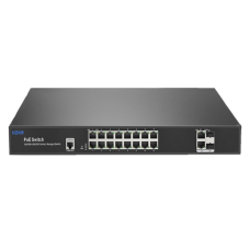 KN-SW1602SFP/M2. Коммутатор с питанием по PoE. KENO