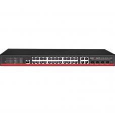 PND-M24G-4G4F. Коммутатор управляемый оптический 28 портовый. Polyvision