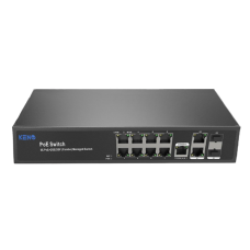 KN-SW802SFP/M2. Коммутатор с питанием по PoE. KENO
