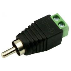 RCA (штекер) с клеммной колодкой. Разъем RCA. Прочие зарубежные