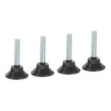 CC-04. Комплект (4 ножки) для 19 шкафа. ROXTON