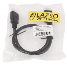 WH-111(0,5m). Кабель HDMI 2.0, А-А (вилка-вилка). LAZSO