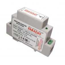 12W/12-24V/DIN. Блок питания. FARADAY