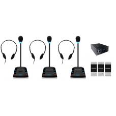 SX-411/3. Устройство переговорное клиент-кассир, дуплексное, с записью переговоров. STELBERRY