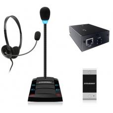 SX-402/1. Устройство переговорное клиент-кассир, дуплексное, с записью переговоров. STELBERRY