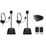 SX-402/2. Устройство переговорное клиент-кассир, дуплексное, с записью переговоров. STELBERRY