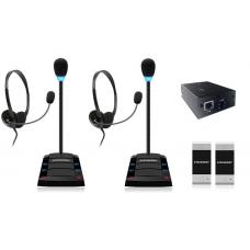 SX-402/2. Устройство переговорное клиент-кассир, дуплексное, с записью переговоров. STELBERRY