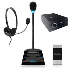 SX-412/1. Устройство переговорное клиент-кассир, дуплексное, с записью переговоров. STELBERRY