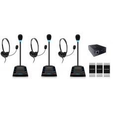 SX-412/3. Устройство переговорное клиент-кассир, дуплексное, с записью переговоров. STELBERRY