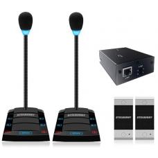 SX-410/2. Устройство переговорное клиент-кассир, дуплексное, с записью переговоров. STELBERRY