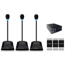 SX-410/3. Устройство переговорное клиент-кассир, дуплексное, с записью переговоров. STELBERRY