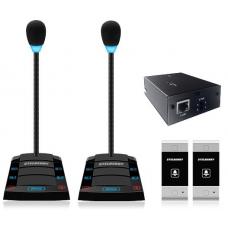 SX-420/2. Устройство переговорное клиент-кассир, дуплексное, с записью переговоров. STELBERRY