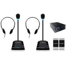 SX-411/2. Устройство переговорное клиент-кассир, дуплексное, с записью переговоров. STELBERRY