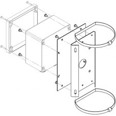 КС-1-01. Кронштейн крепления на опору. Тахион