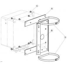 КС-1-02. Кронштейн крепления на опору. Тахион