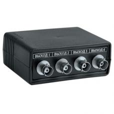 ВУ-1/4. Разветвитель-усилитель видеосигнала, 1 вход, 4 выхода. Себокс